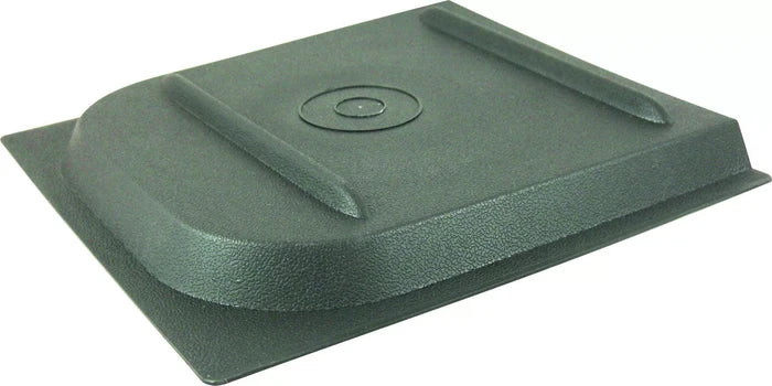 Black Plastic Valterra P Series Screen Door Slide A77020 - Angled Top View | United RV Parts