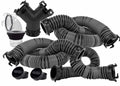 Black Valterra Silverback Dual Drain System Kit D04-0678 - Complete Kit View | United RV Parts