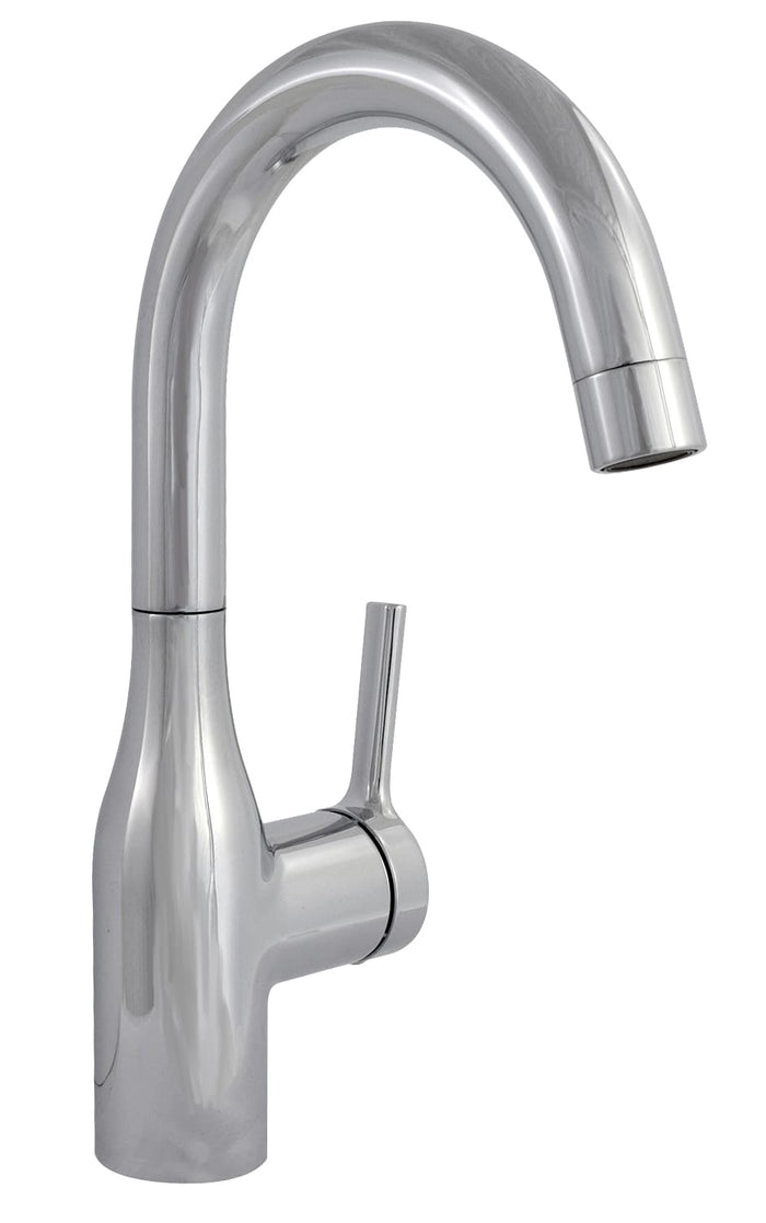 Valterra PF231310 Chrome RV Bar Faucet Goose Neck - Side Profile | United RV Parts