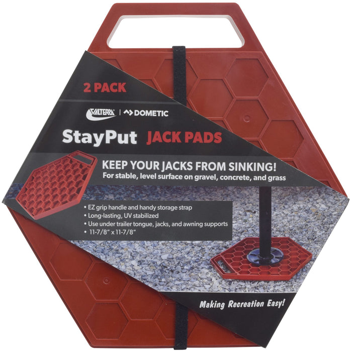 Valterra | StayPut Jack Pad Large | A10-0926 | 2 pack | 11-7/8” x 11-7/8”