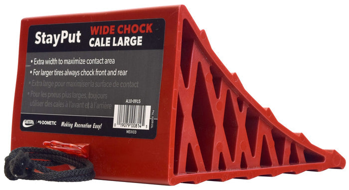 Valterra | StayPut Wide Chock | A10-0915 | 5-3/4" | Red
