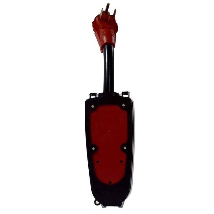 Red Black Valterra SurgeMinder 50A Surge Protector - Back View | United RV Parts