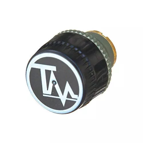 Black TireMinder TPMS Transmitter - Close-Up Detail View | United RV Parts