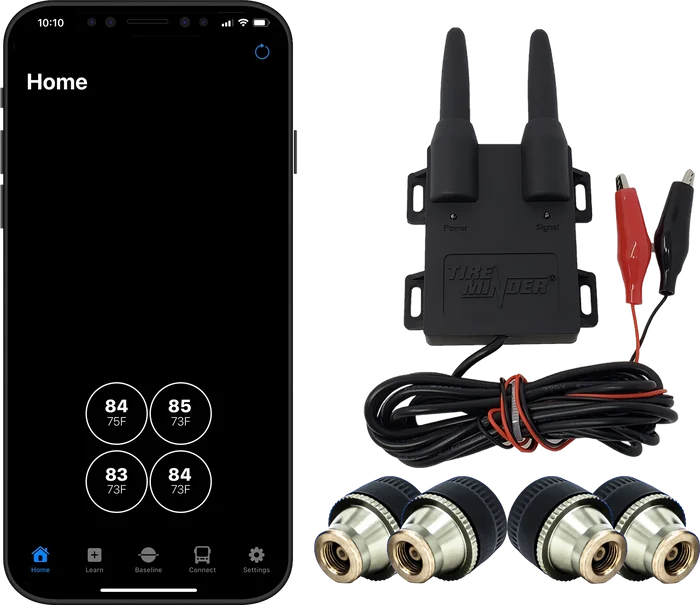 TireMinder Smart TPMS Kit with iPhone App - Product Display | United RV Parts