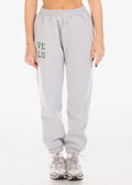 VELO OVERSIZED TRACKPANTS - MARL GREY