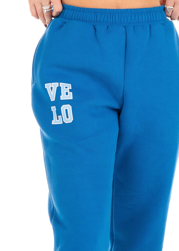 VELO OVERSIZED TRACKPANTS - ROYAL BLUE