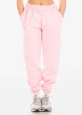 VELO OVERSIZED TRACKPANTS - STRAWBERRY