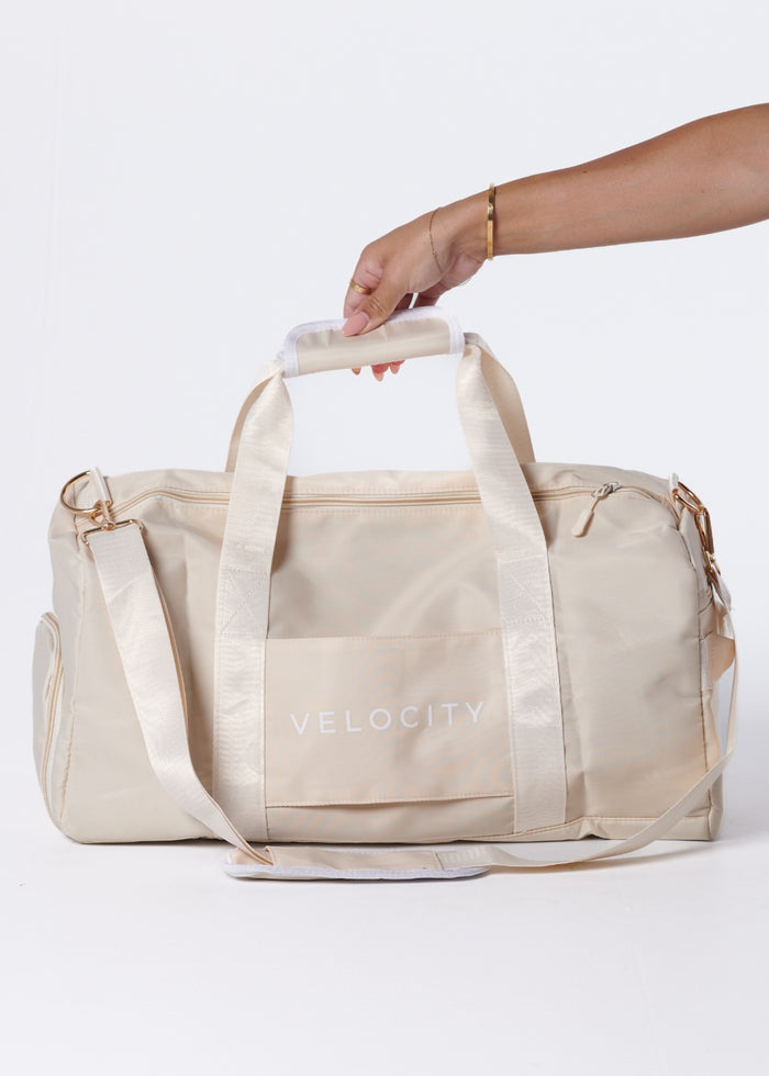 VELOCITY GYM BAG - CREAM