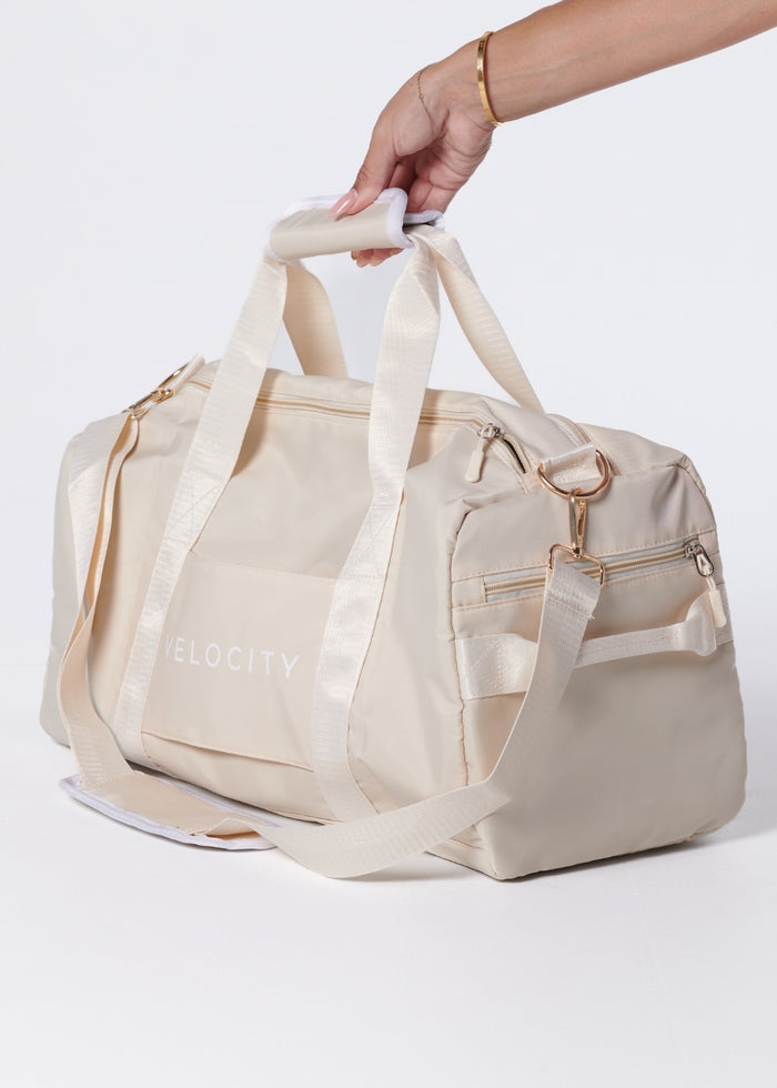 VELOCITY GYM BAG - CREAM