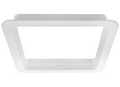 White Plastic RV Roof Vent Ceiling Garnish VA0445-35 - Front View | United RV Parts
