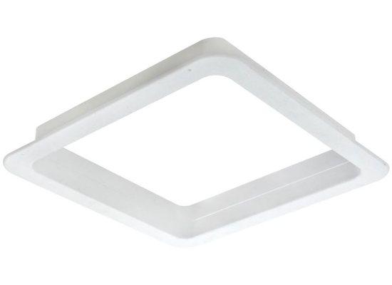 White Ventline RV Roof Vent Ceiling Garnish VA0445-35 - Angled View | United RV Parts