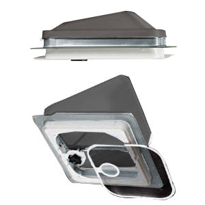 Smoke Ventline V2092-503-00 RV Roof Vent - Closed and Open Views | United RV Parts