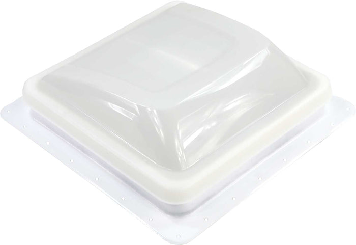 White Polypropylene Ventline V2094 RV Roof Vent - Closed Dome View | United RV Parts