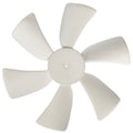 White Plastic Ventline 6-Inch RV Roof Vent Fan Blade BVA0163-00 - Front View | United RV Parts