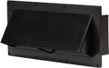Black Ventline BV2111-55 Range Wall Exhaust Vent with Locking Damper - Front View | United RV Parts