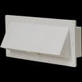 White Plastic RV Range Wall Exhaust Vent BV2111-61 - Front Angle View | United RV Parts