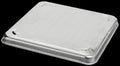 Silver Metal RV Vent Lid - Top Closed View | United RV Parts