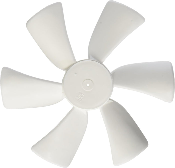 White Plastic Ventline 12V RV Roof Vent Fan Blade BVC0466-00 - Top View | United RV Parts