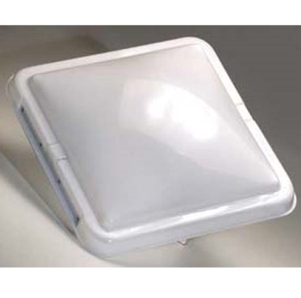 White Ventline Roof Vent Lid BV0554-01 - Three Quarter View | United RV Parts