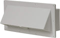 Polar White Plastic RV Range Vent V2111-13 Locking Damper - Side View | United RV Parts