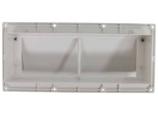 Polar White Plastic RV Range Vent V2111-13 - Interior Back View | United RV Parts