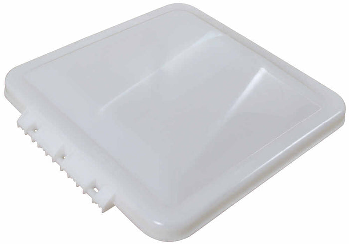 White Ventadome Vent Cover BVD0449-A01 - Bottom View with Mounting Tabs | United RV Parts