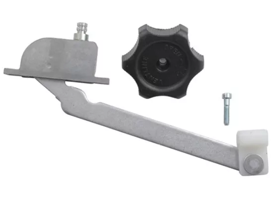 White Metal Ventline RV Roof Vent Operator BVD0462-00 - Component View | United RV Parts