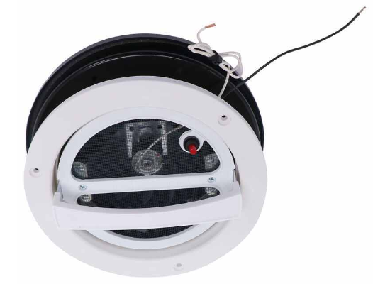 White Interior Ventline VP-543 12V Fan - Bottom View | United RV Parts