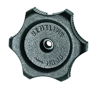 Black Plastic Ventline Vent a Dome RV Roof Vent Knob - Top View | United RV Parts