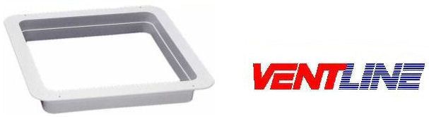 Polar White Ventline VA0445-38 Vent Garnish Ring - Side Profile | United RV Parts
