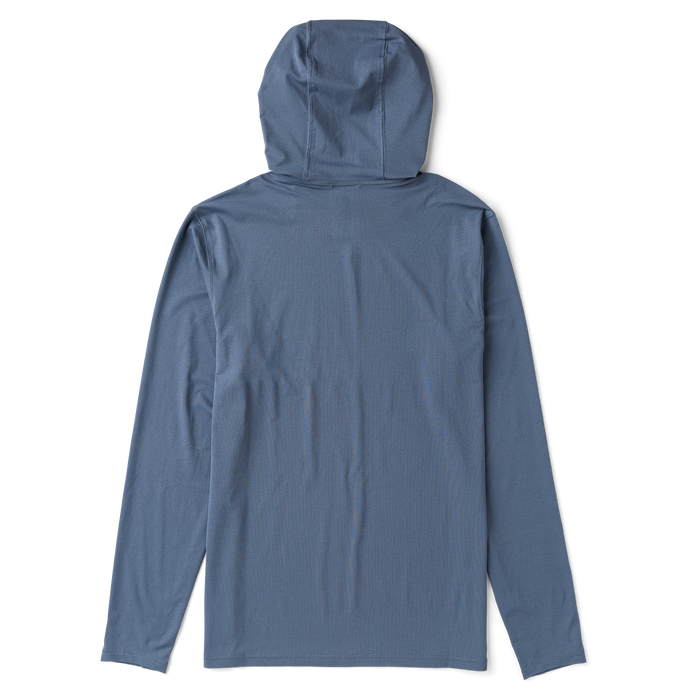 Close-up of a versatile Roark hooded windbreaker with visible sleeve detail and pockets, perfect for adventure and travel.