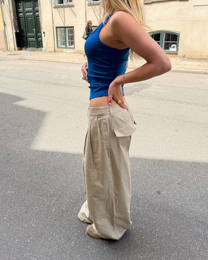 VICTORIA BAGGY PANT - SAND
