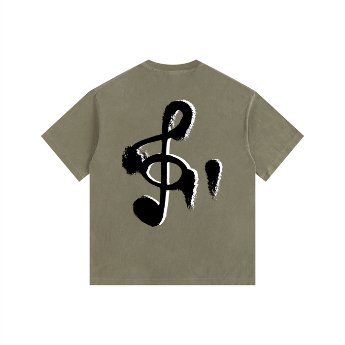 Vintage Washed Oversized Cotton T-Shirt