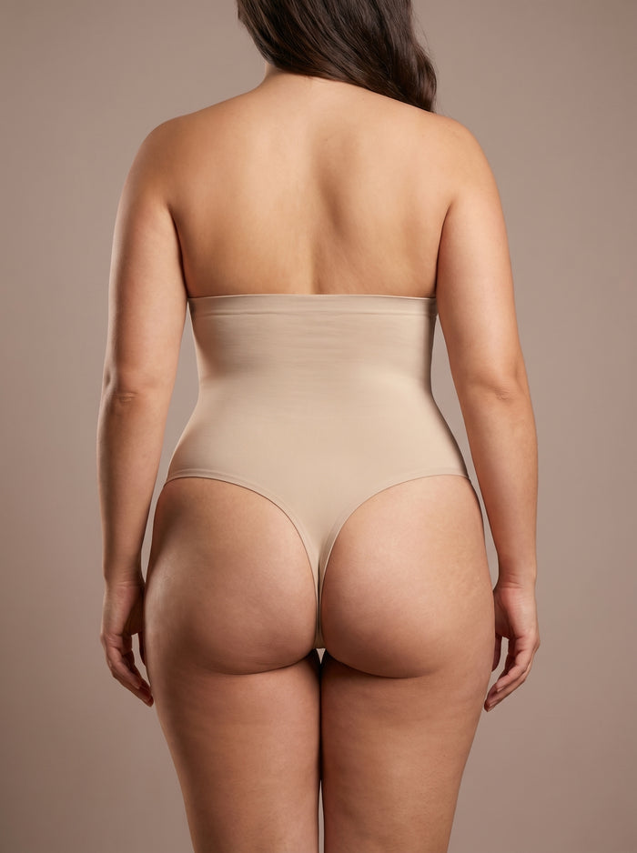 Waist control thong