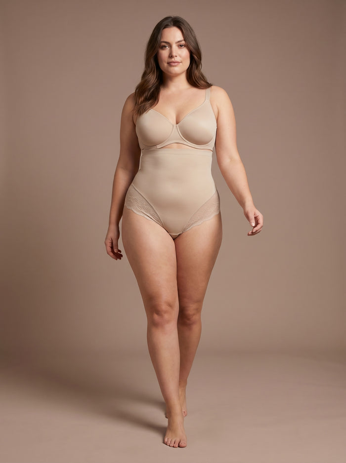 Waist control thong