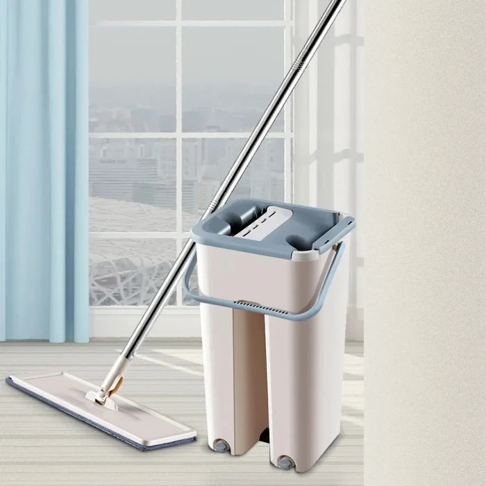 Wall Flat Mop with Bucket