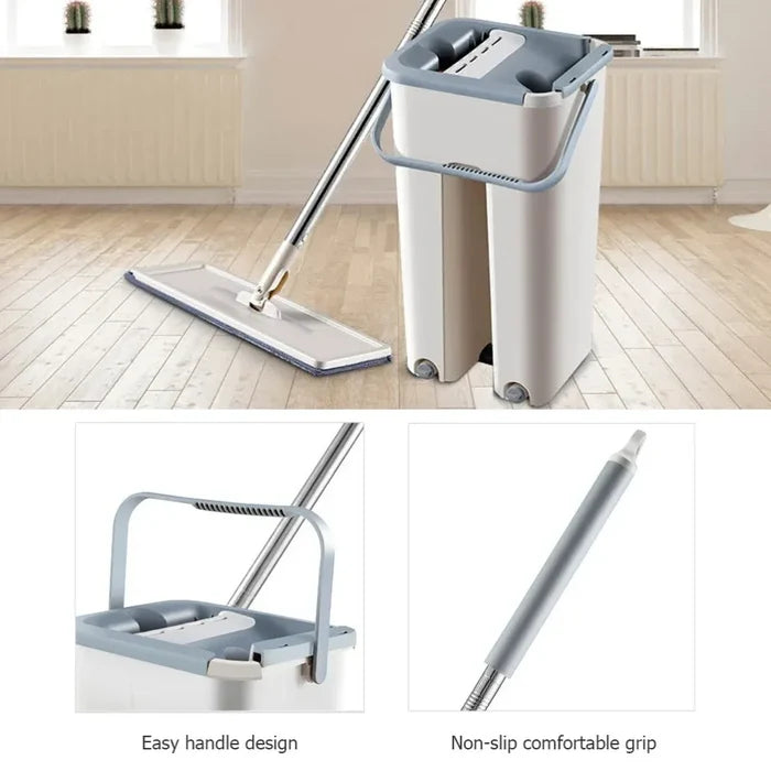 Wall Flat Mop with Bucket