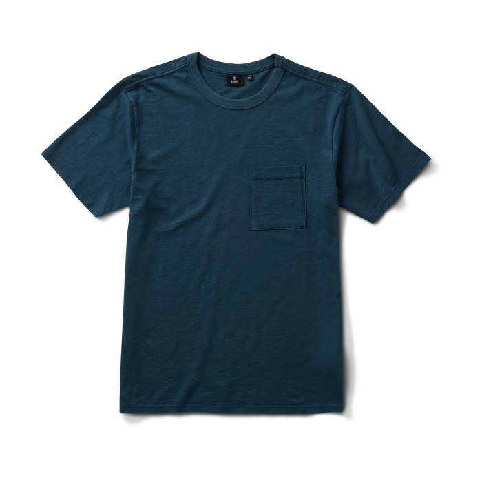 Close-up of a denim active shirt showcasing detailed textile and sleeve design, perfect for adventure and travel.
