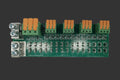 Green WFCO 8930/50-WAGO-PCB 12V Distribution Panel PCB with Orange WAGO Lever Connectors - Top View | United RV Parts