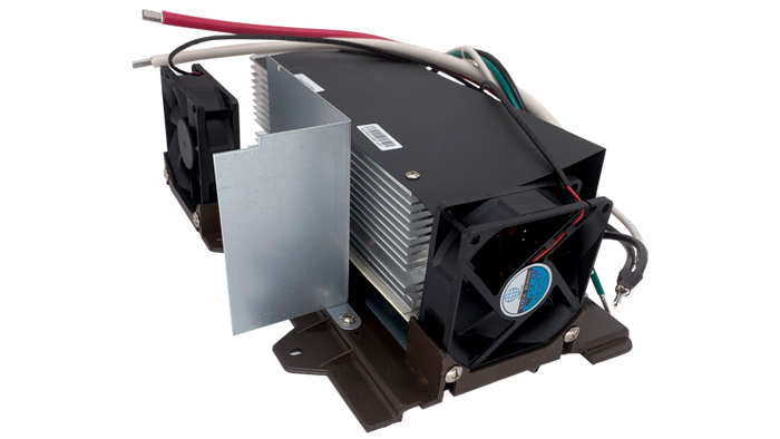 WFCO WF-8965-AD-MBA 65 Amp Power Converter - Three Quarter View | United RV Parts