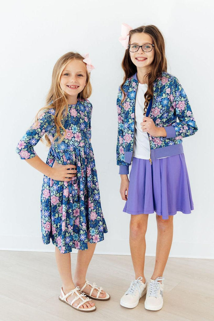 Whimsy Satin Jacket-Mila & Rose ®