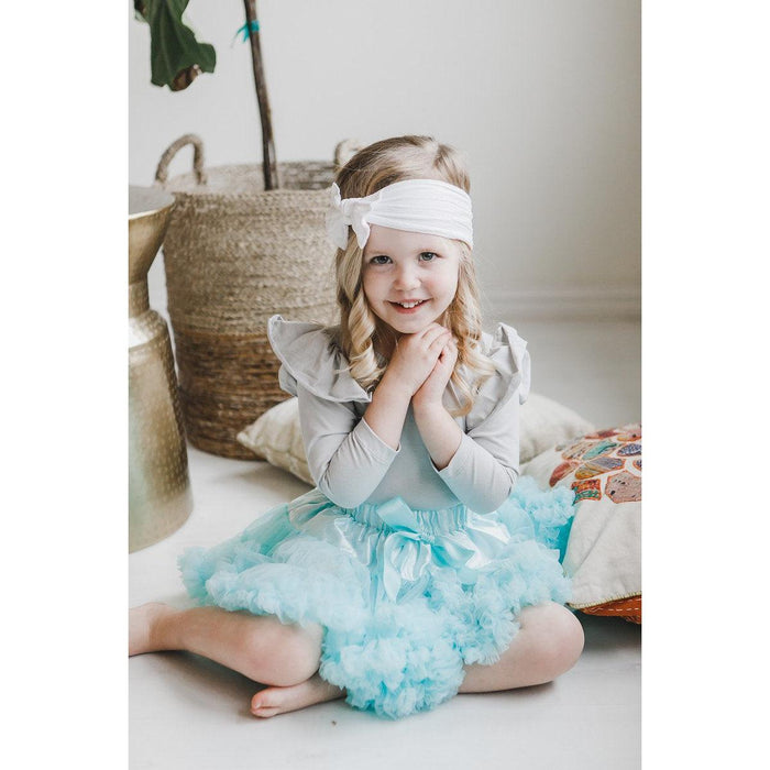 White Cable Knit Nylon Headwrap-Mila & Rose ®