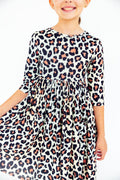 (S) Wild One 3/4 Sleeve Pocket Twirl Dress-Mila & Rose ®