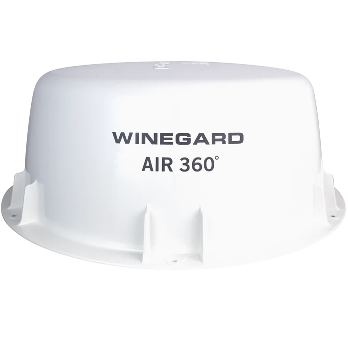 White Winegard AIR 360 HDTV Antenna A3-2000 - Front View | United RV Parts