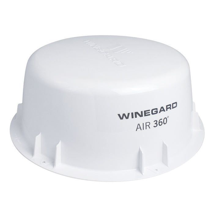 White Winegard AIR 360 HDTV Antenna A3-2000 - Side Angle | United RV Parts