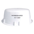 White Winegard Air 360 LP TV Antenna A3-LPW1 - Top Angle View | United RV Parts