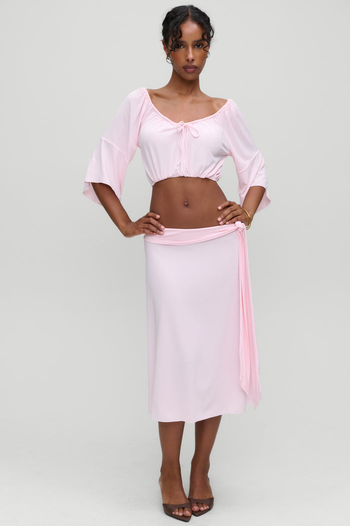 x Devon Lee Carlson Lola Jersey Top - Ballerina