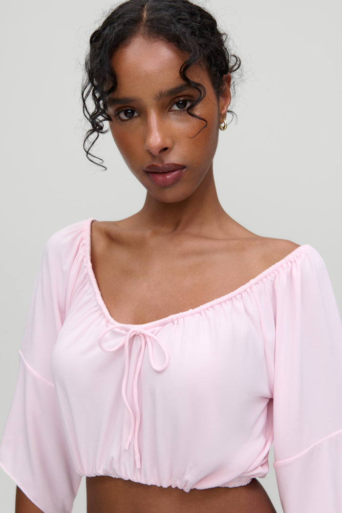 x Devon Lee Carlson Lola Jersey Top - Ballerina