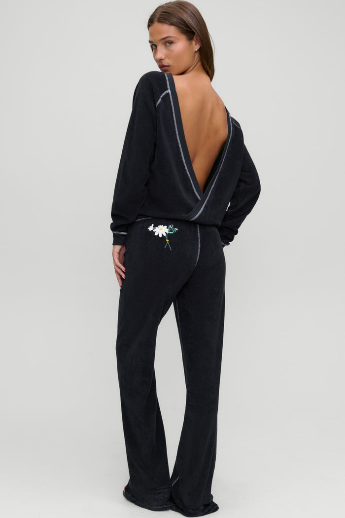 x Devon Lee Carlson Robertson Terry Pant - Laurel
