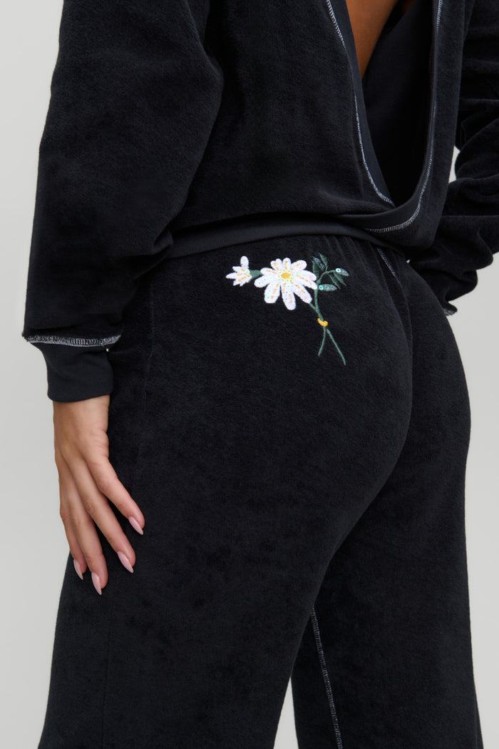 x Devon Lee Carlson Robertson Terry Pant - Laurel